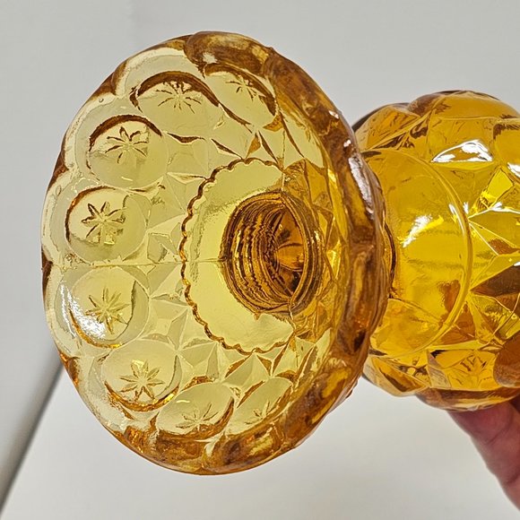 Kanawha Moon and Stars Orange Swung Vase - Picture 10 of 11